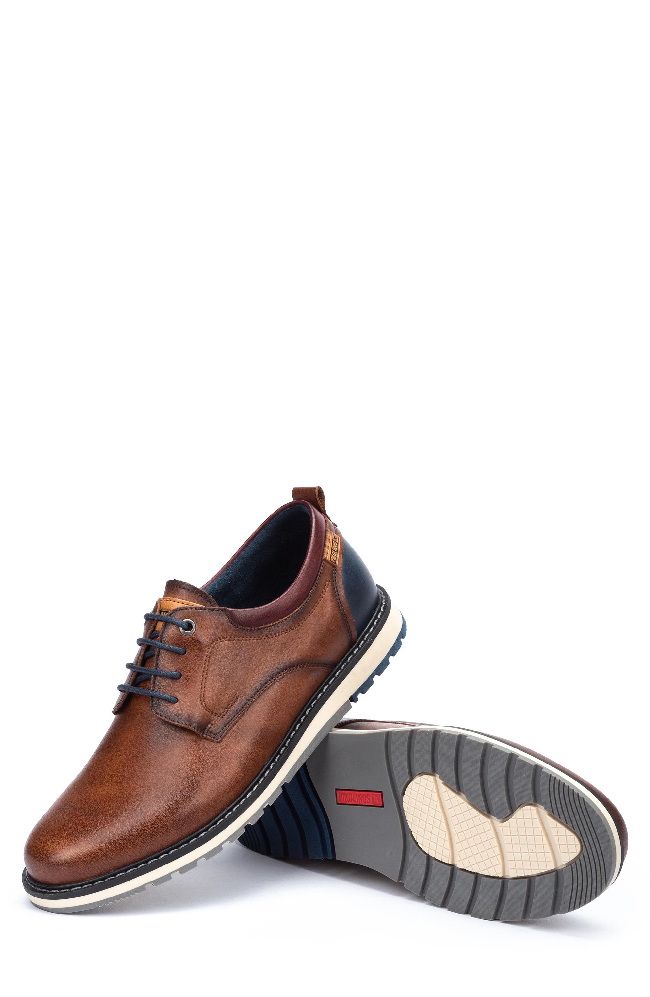 PIKOLINOS Berna Wingtip Oxford, Alternate, color, Cuero