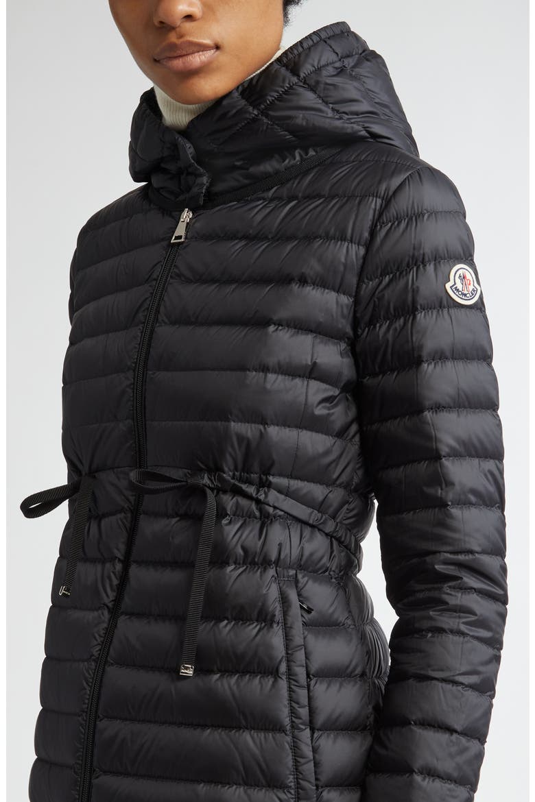 Barbel Hooded Quilted Down Puffer Parka, Alternate, color, BLACK/ BLACK