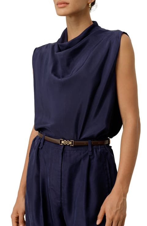 Silk Habotai Sleeveless Top