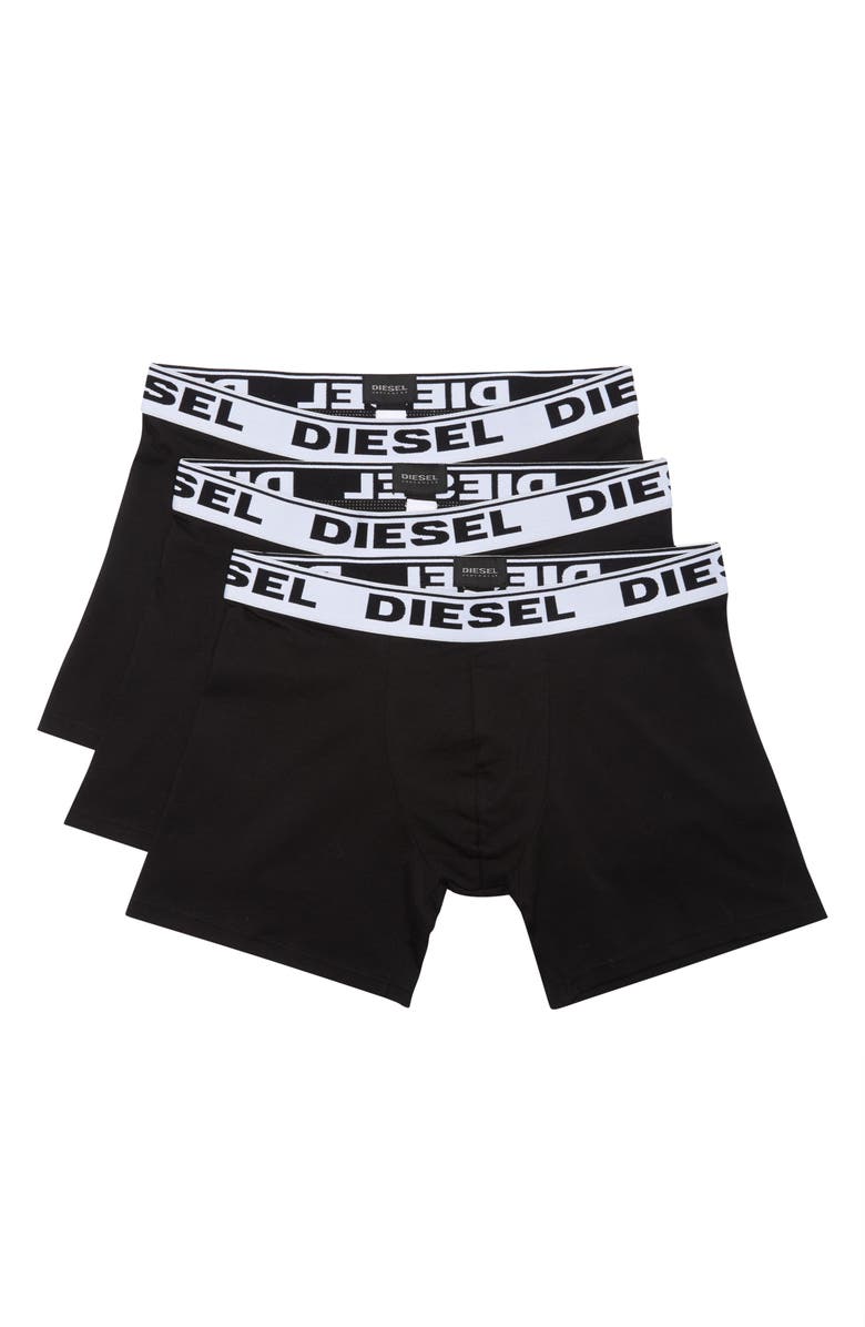 DIESEL<sup>®</sup> DIESEL Sebastian Stretch Cotton Boxer Briefs - Pack of 3, Main, color, 
