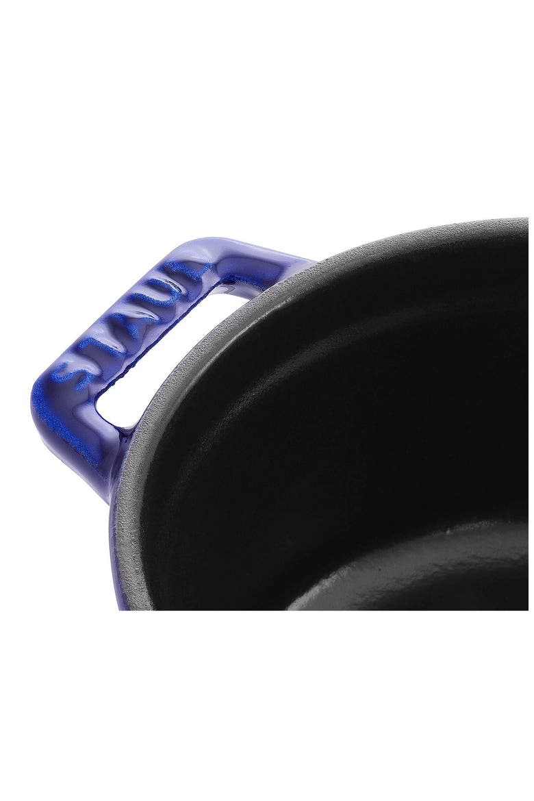Enameled Cast Iron 0.25-Quart Mini Cocotte, Alternate, color, DARK BLUE