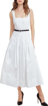 FREEMARKET Sleeveless Cotton Midi Sundress