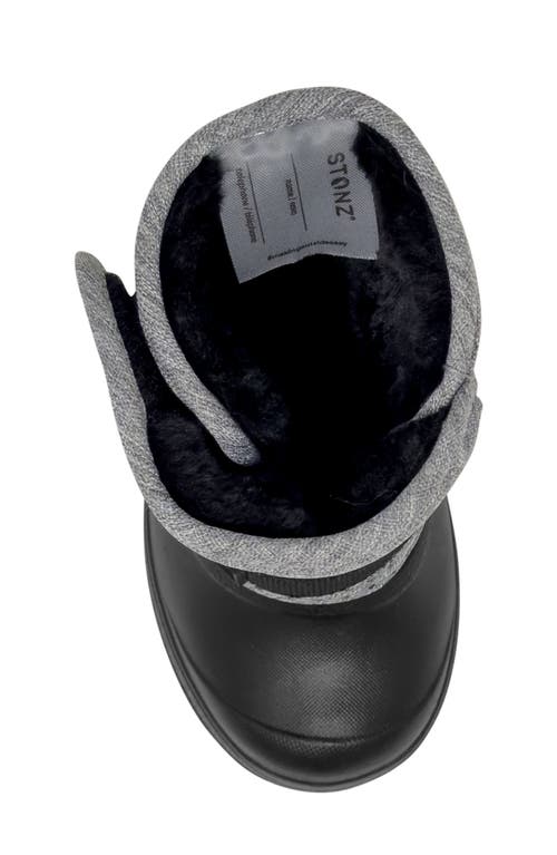 Stonz Kids' Trek Snow Boot In Heather Grey