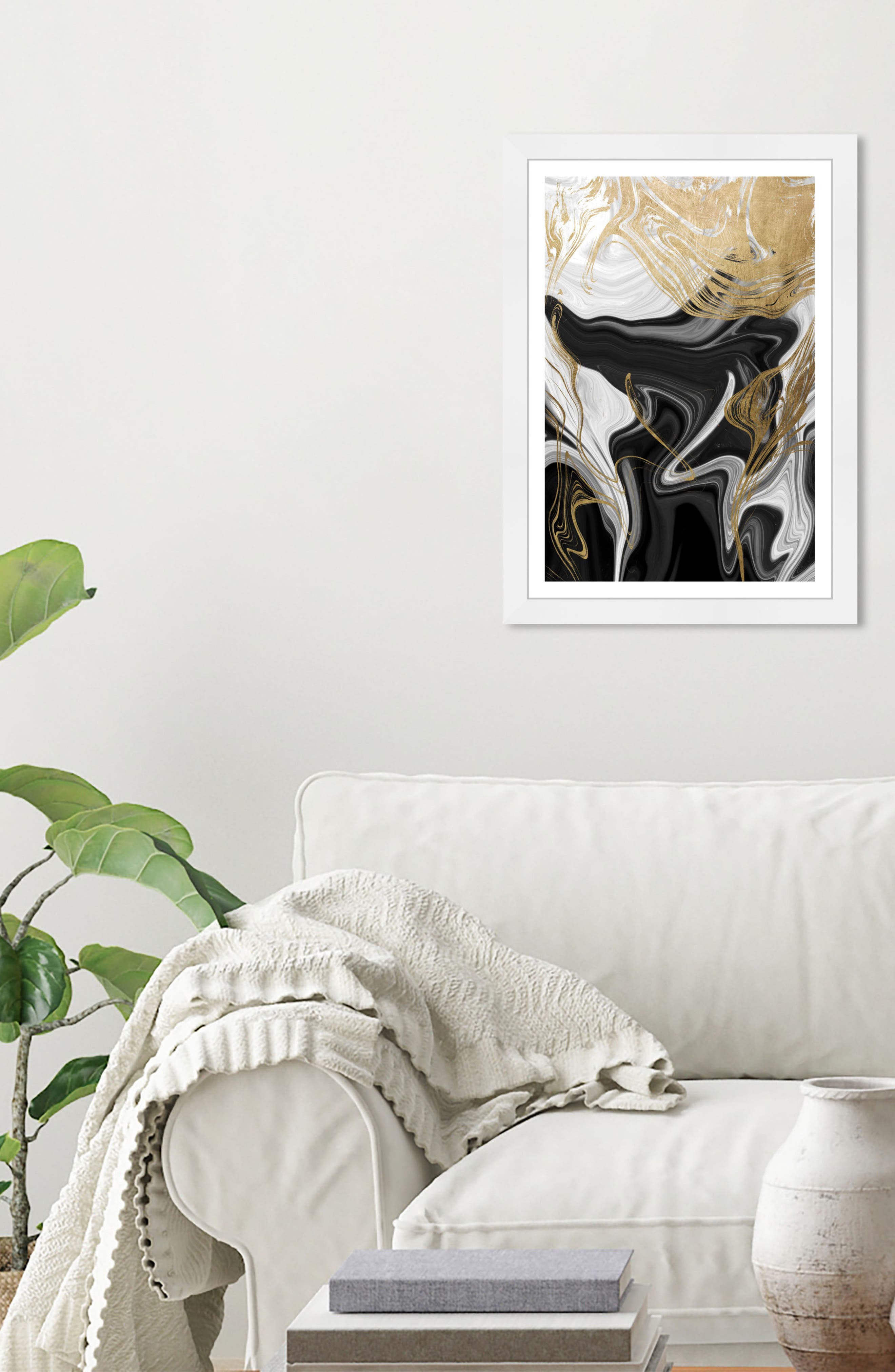 Wynwood Studio Ripples In Gold Gold Abstract Wall Art | Nordstromrack