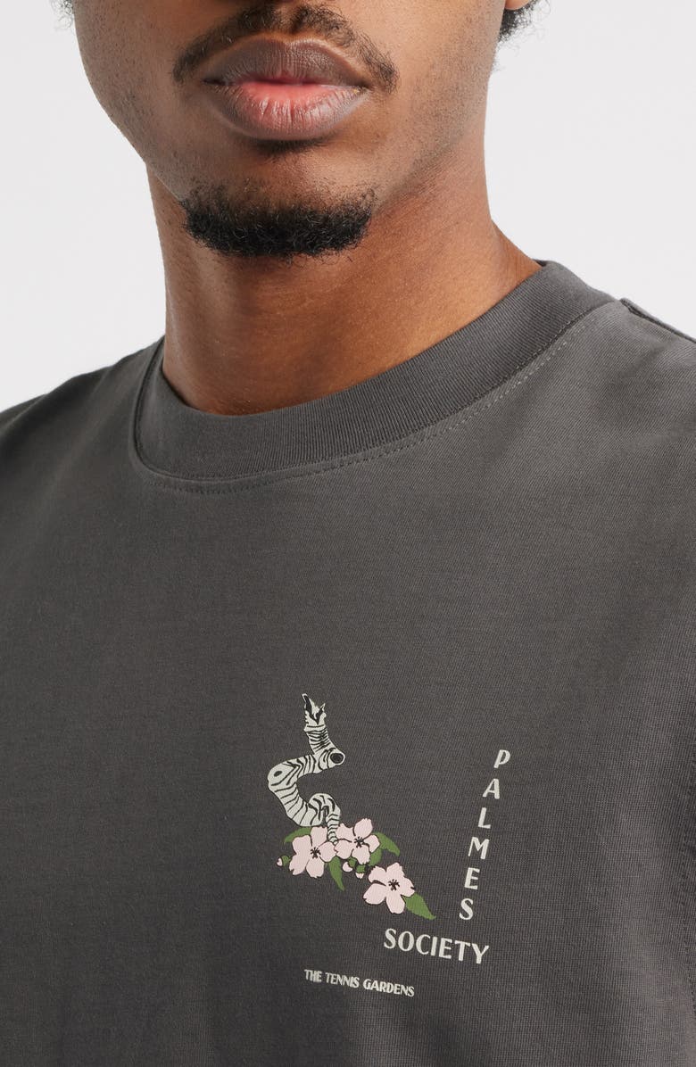 PALMES Ramus Graphic Tank, Alternate, color, Charcoal