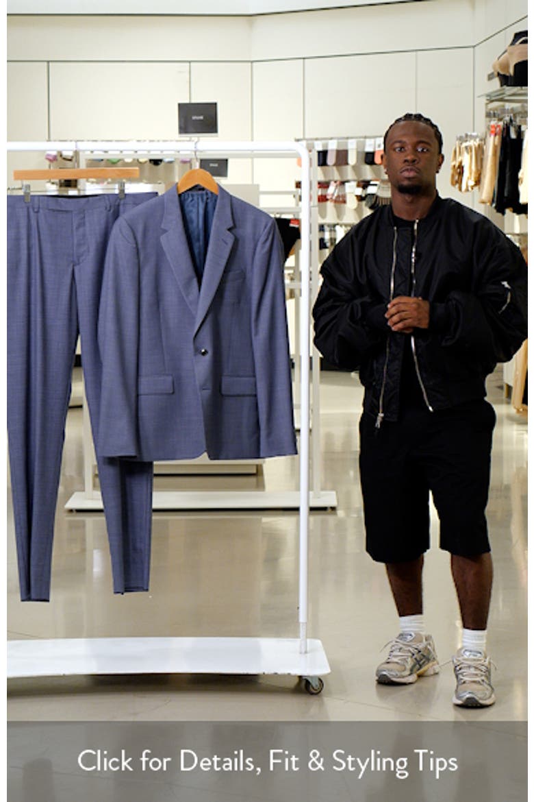 Tailored Fit Two Button Wool Suit video
