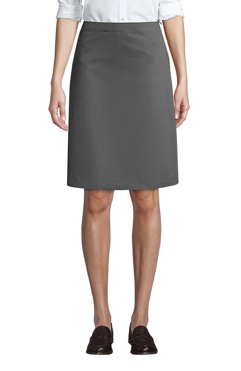 School Uniform Young  Blend Chino Skort Top of Knee