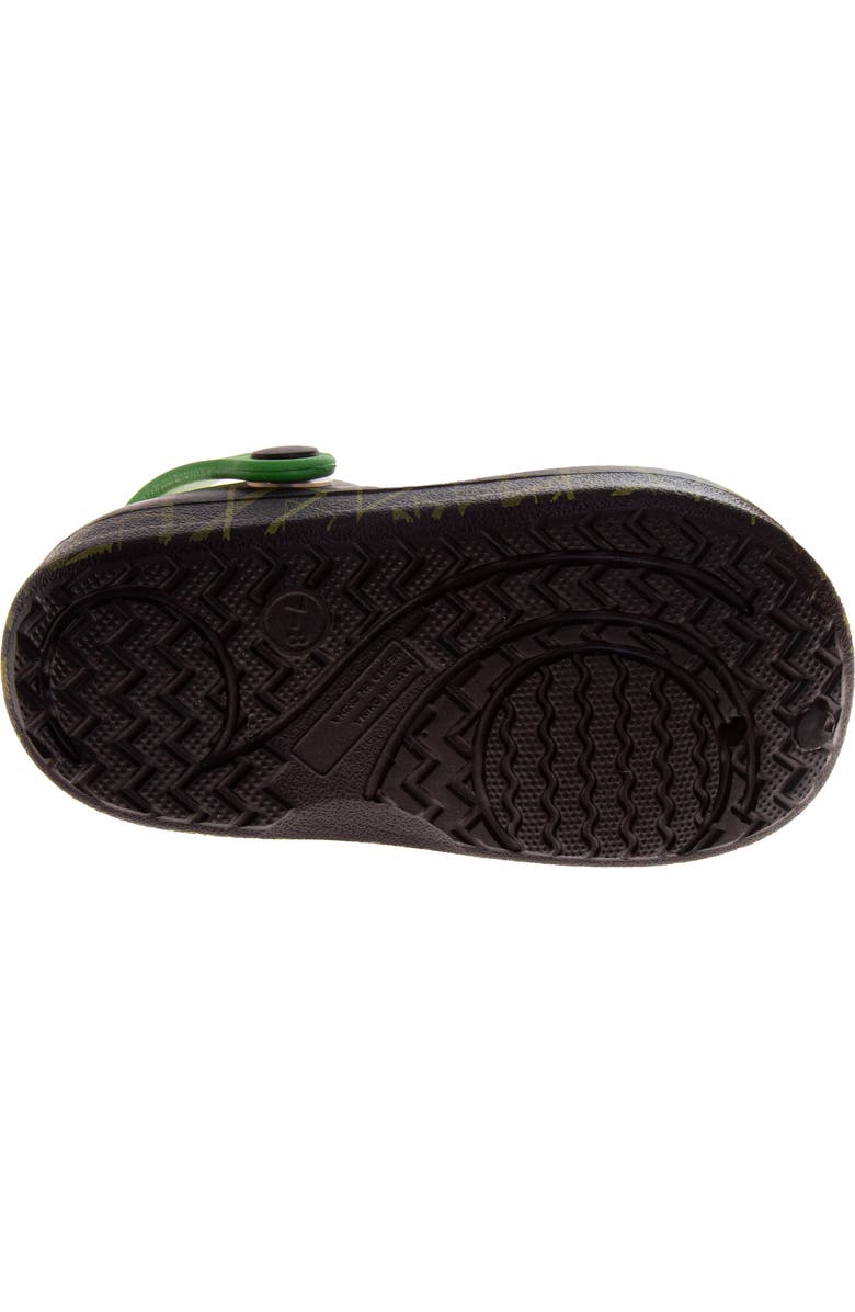 Monster Jam Monster Clogs, Alternate, color, Black Green