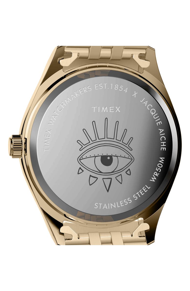 Timex<sup>®</sup> x Jacquie Aiche Crystal Bracelet Watch, 36mm, Alternate, color, 