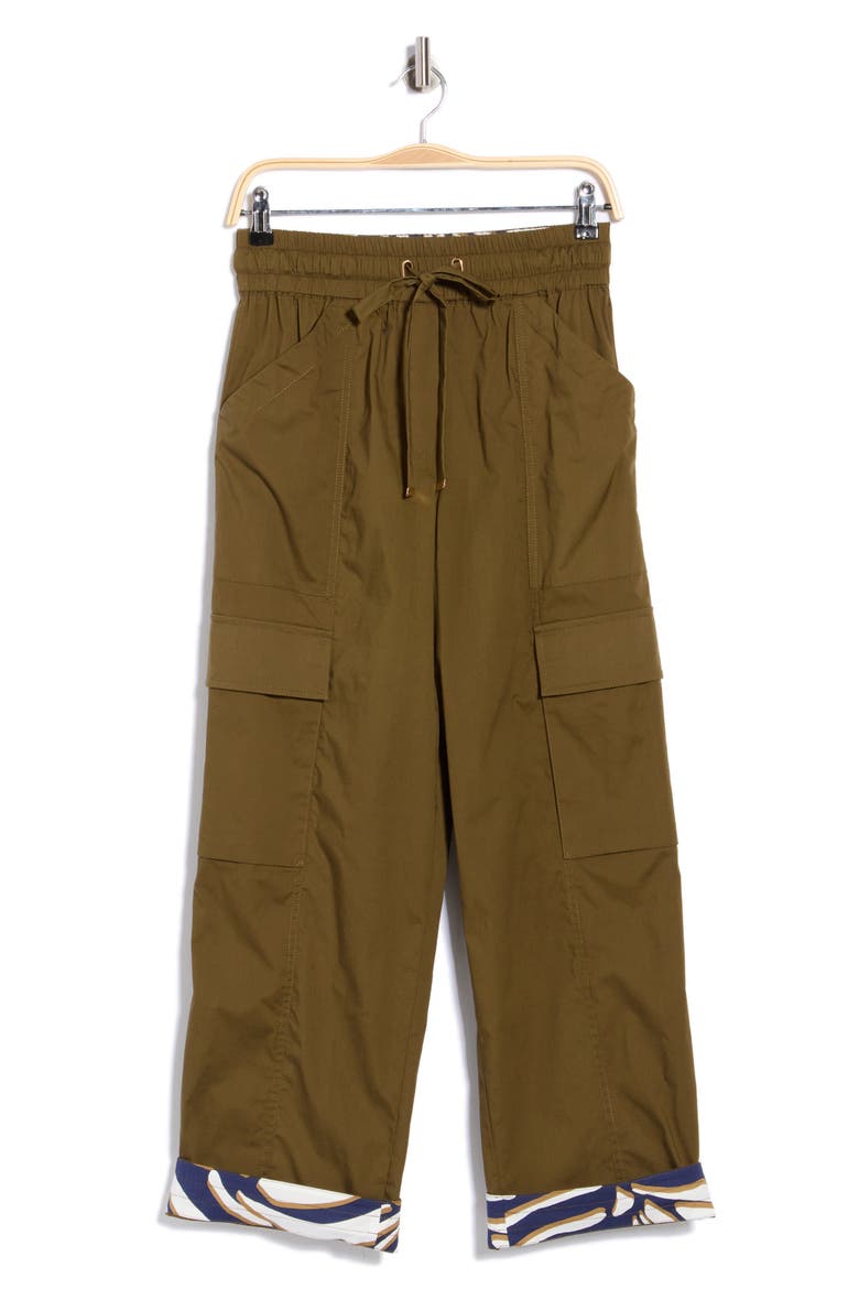 Talia Cargo Pants, Main, color, DARK OLIVE