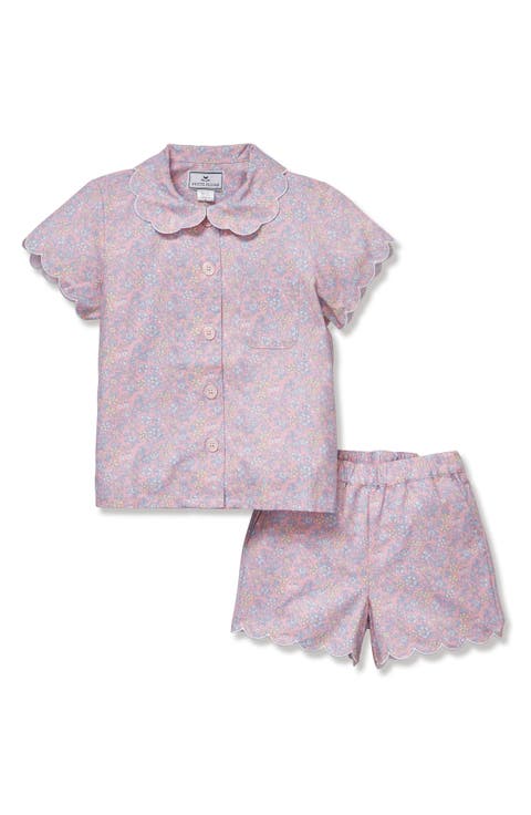 Kids' Colette Twill Two-Piece Short Pajamas (Little Kid & Big Kid)