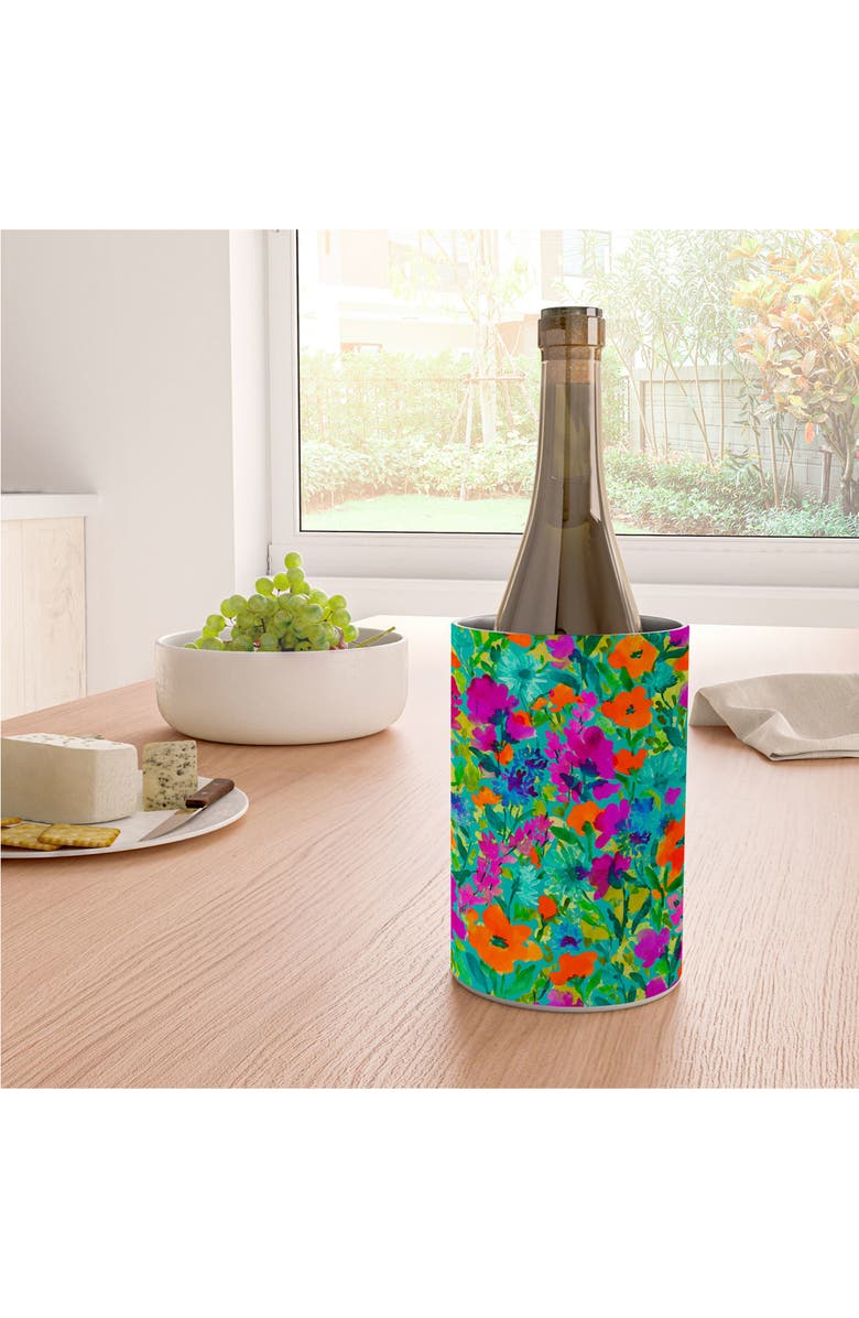 Deny Designs Jacqueline Maldonado Wild Garden Wine Chiller, Alternate, color, Multi