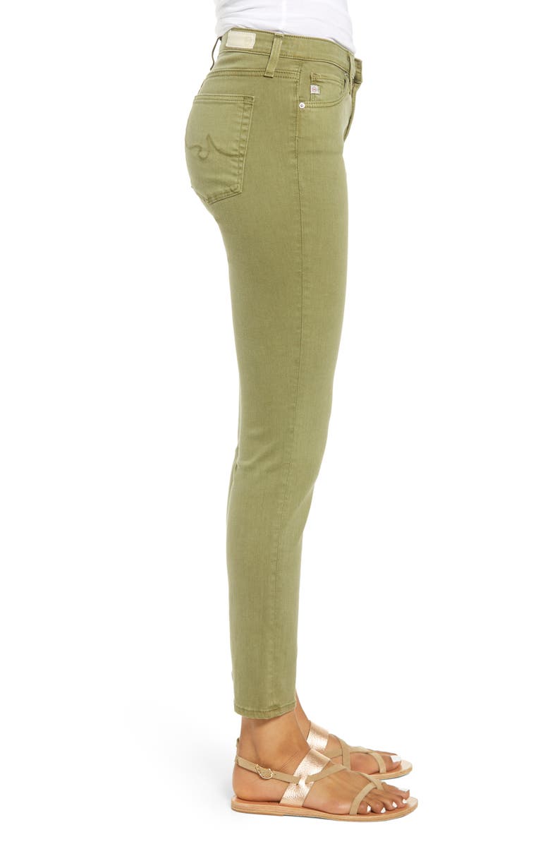 AG The Prima Ankle Cigarette Jeans, Alternate, color, Sulfur Olivewoo