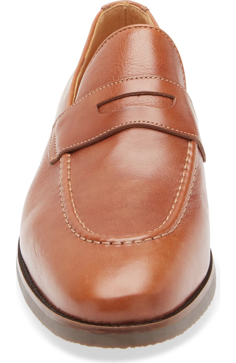 Peter Millar Madison Penny Loafer, Alternate, color, Cognac