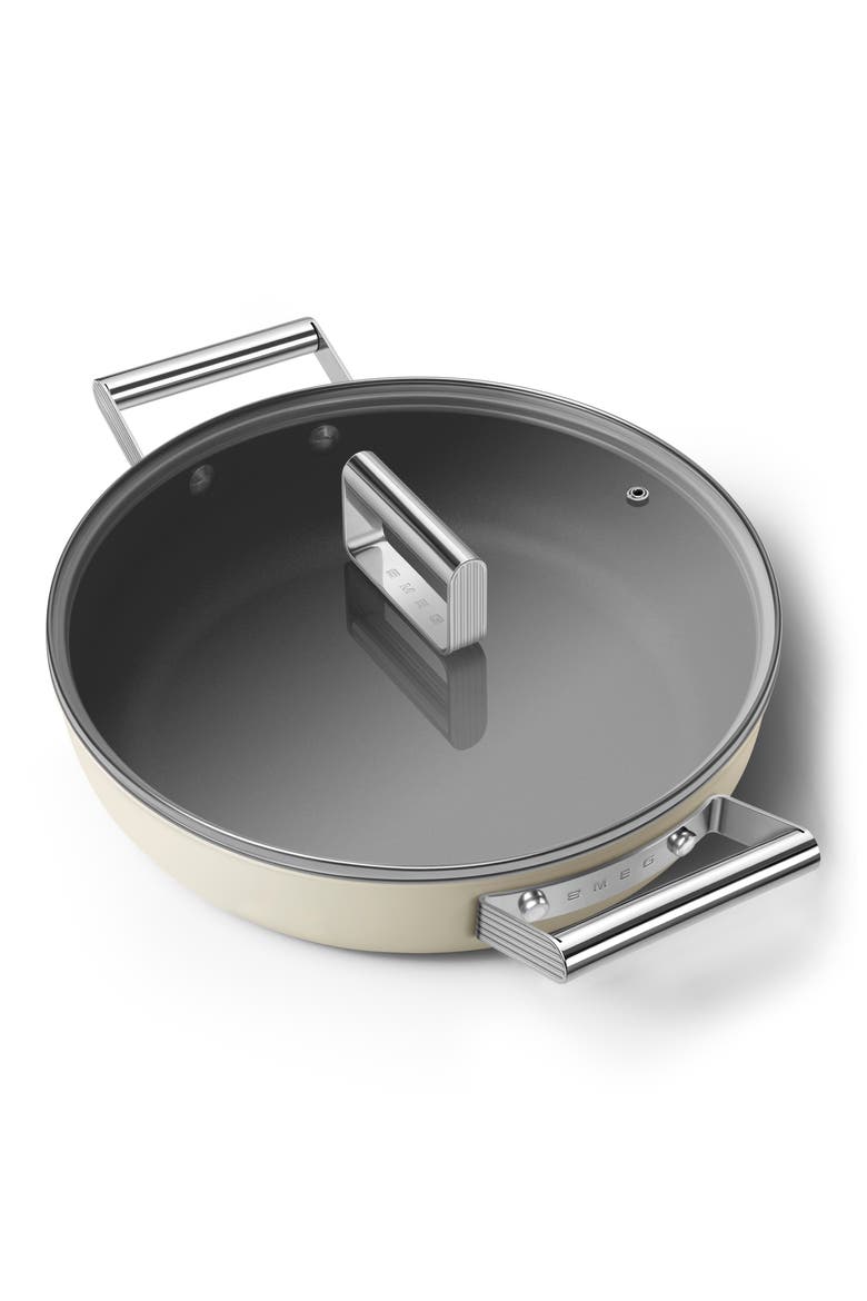 '50s Retro Style 11-Inch Pan, Alternate, color, MATTE CREAM
