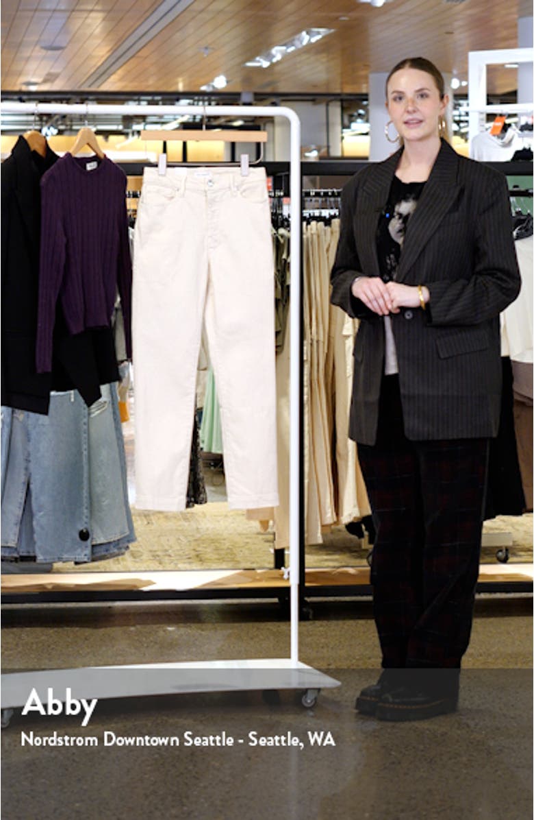 Good Classic Slim Straight Leg Jeans, sales video thumbnail