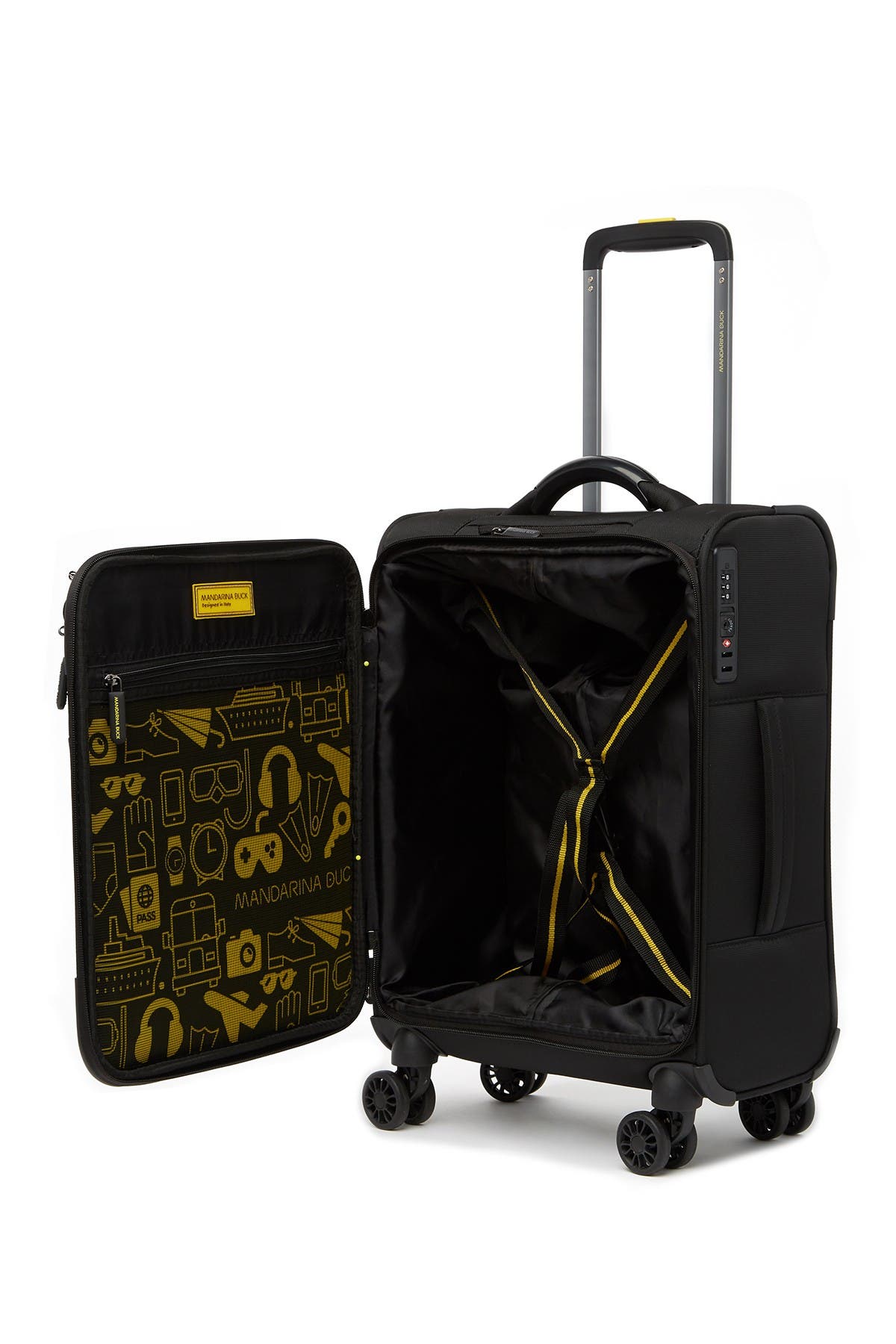 Mandarina Duck Bilbao Cabin Low Trolley Luggage, Alternate, color, 