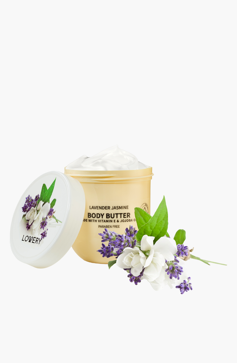 Lovery Ultra-Hydrating Shea Butter Body Cream, Alternate, color, Lavender Jasmine