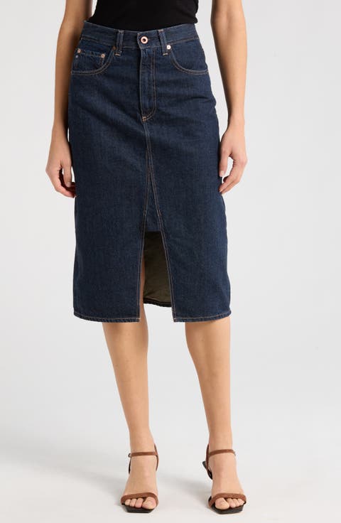 Haruko Denim A-Line Skirt