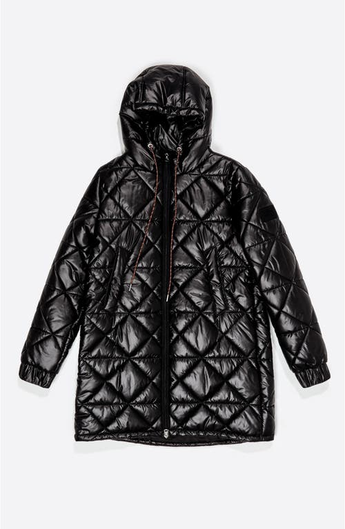 Bimba Y Lola Straight Hooded Puffer In Multi