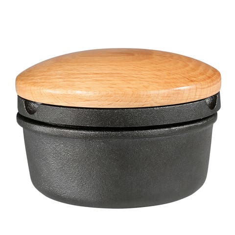 Cast Iron Spice Grinder Set, Herb And Seed Grinder, 5.4" Diameter