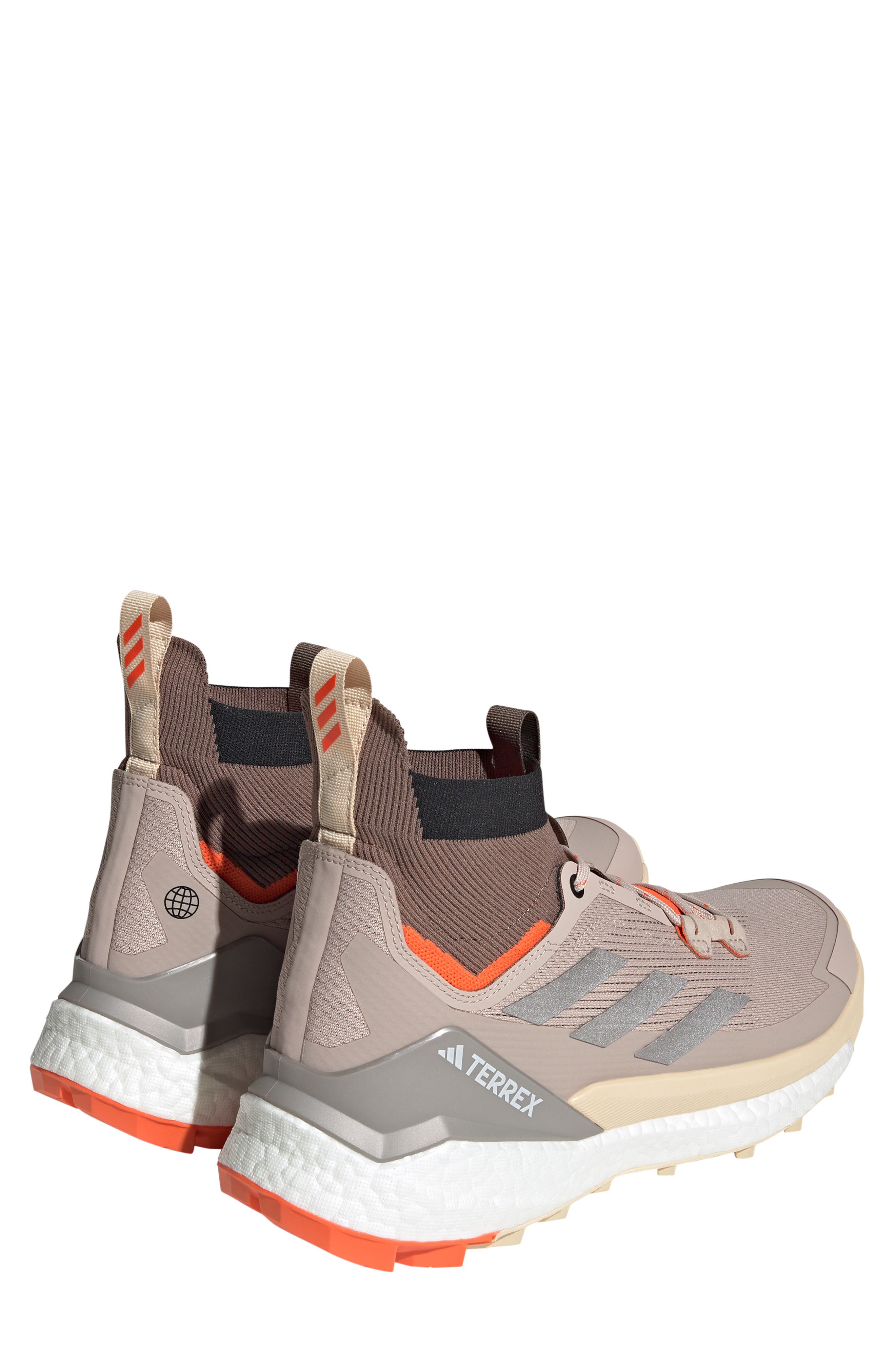 Men's Terrex Free Hiker Gore-Tex® Waterproof Hiking Boot, Alternate, color, WONDER TAUPE/ EARTH STRATA