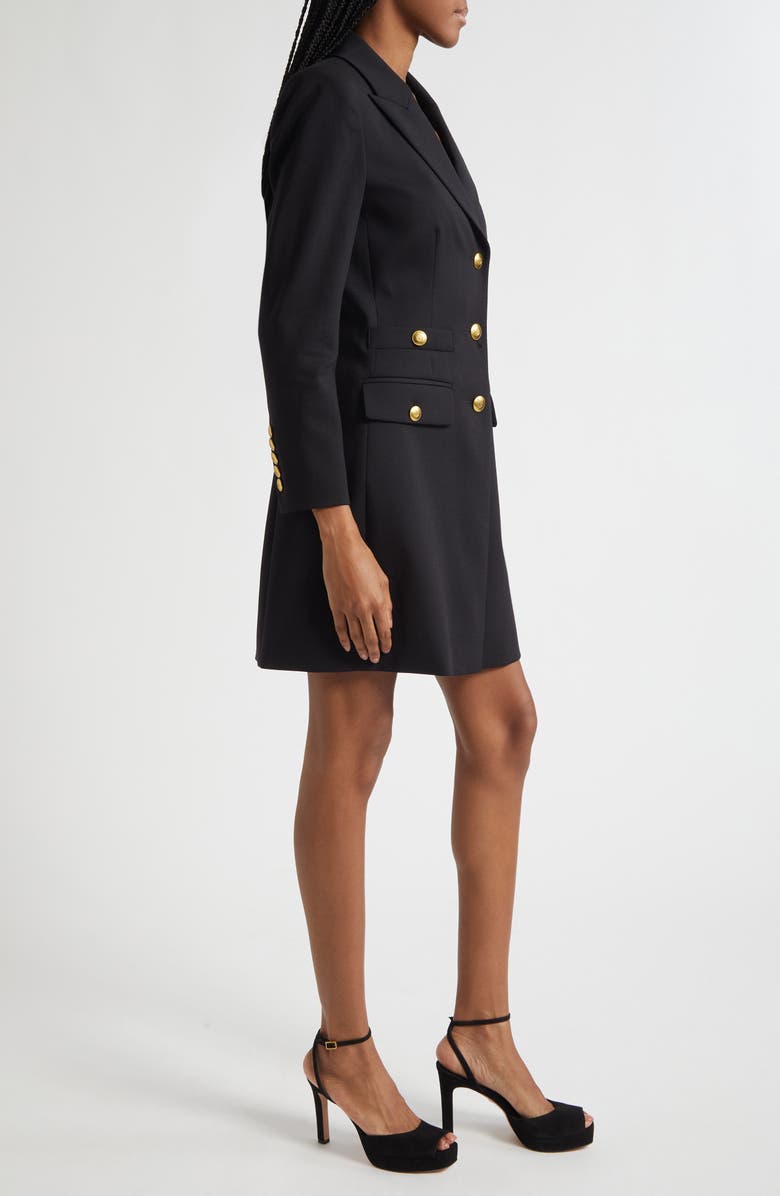 Veronica Beard Walsh Long Sleeve Stretch Wool Blazer Dress, Alternate, color,