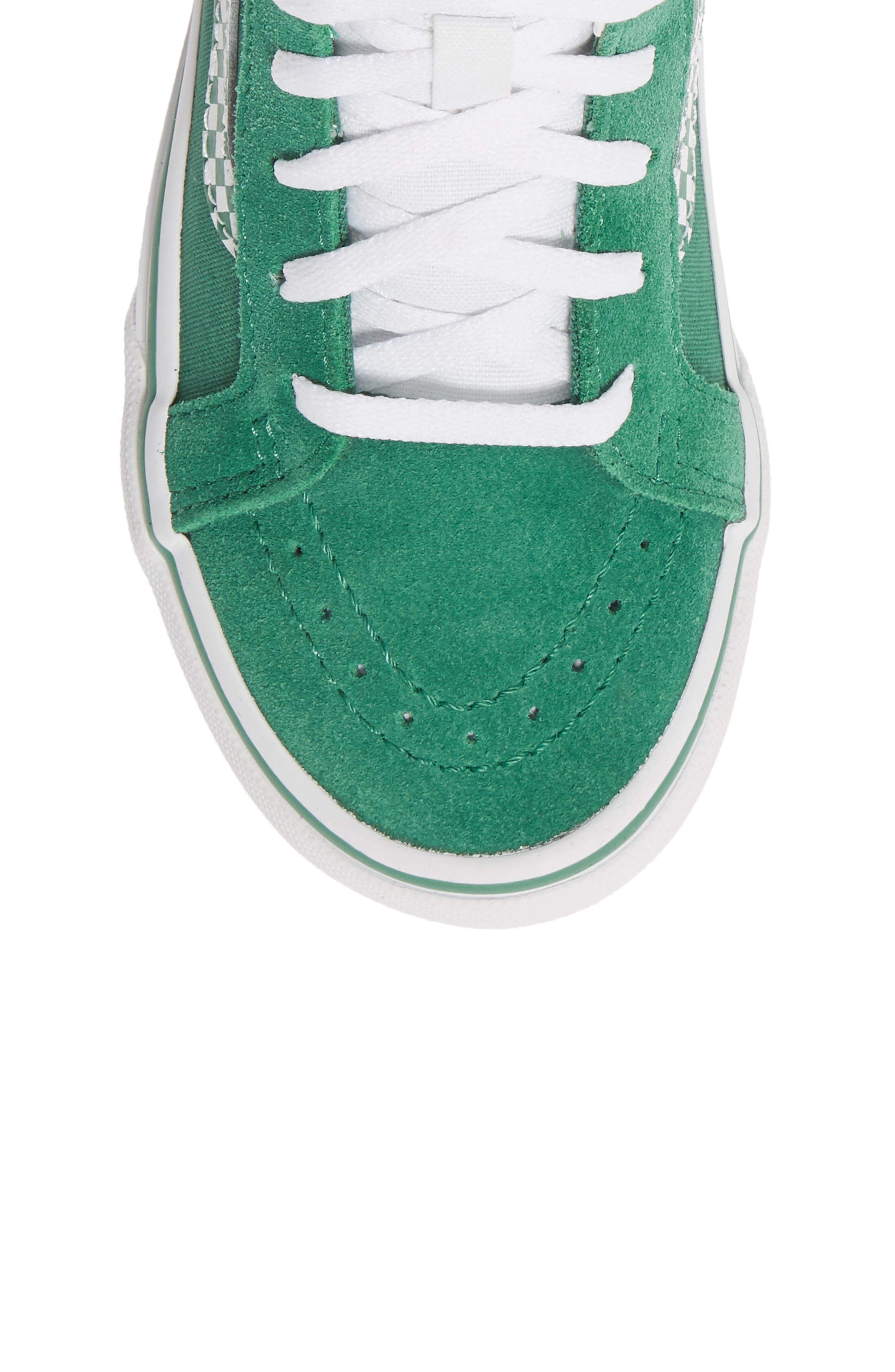 'Sk8 - Hi' Sneaker, Alternate, color, PINE GREEN/ TRUE WHITE
