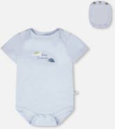 Deux par Deux Evolutive Organic Cotton Jersey Bodysuit