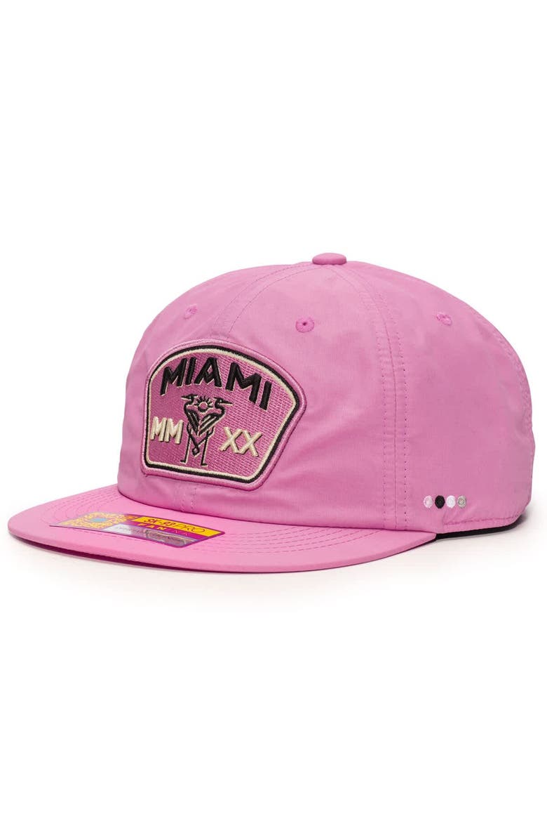 FAN INK Men's  Pink Inter Miami CF Fiji Adjustable Hat, Alternate, color, 