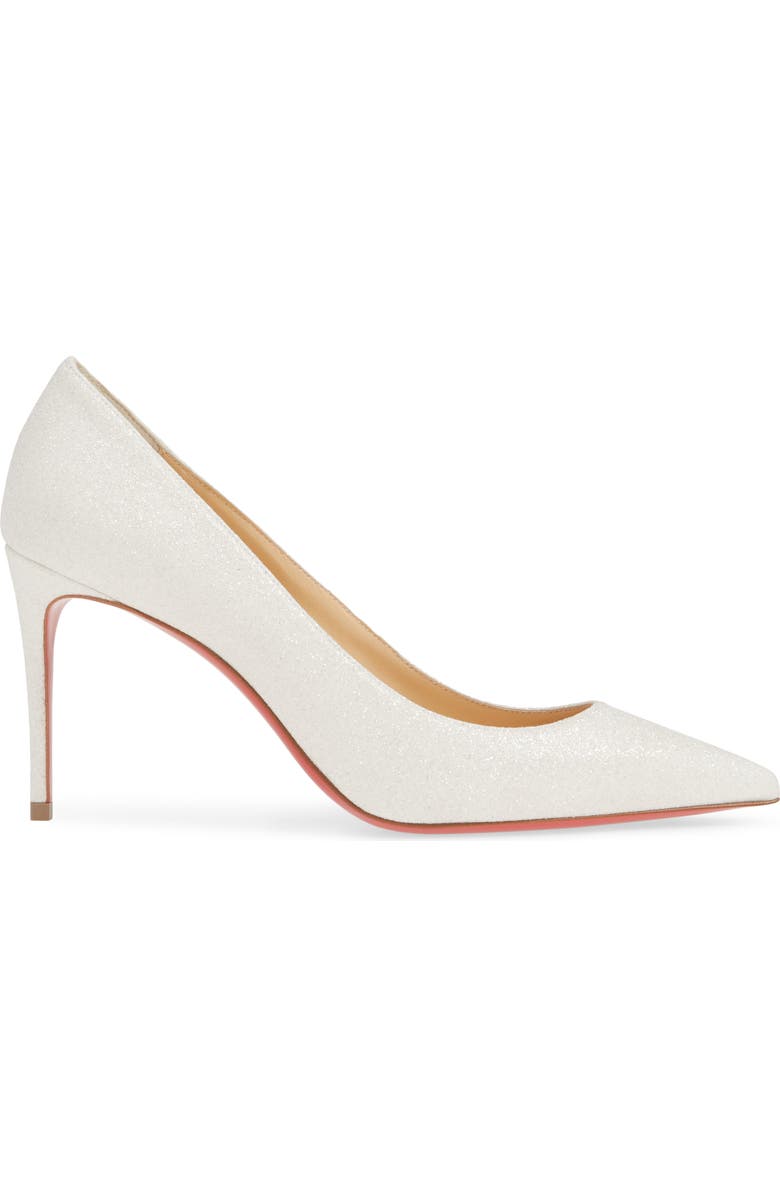 Christian Louboutin Kate Glitter Pointy Toe Pump, Alternate, color,