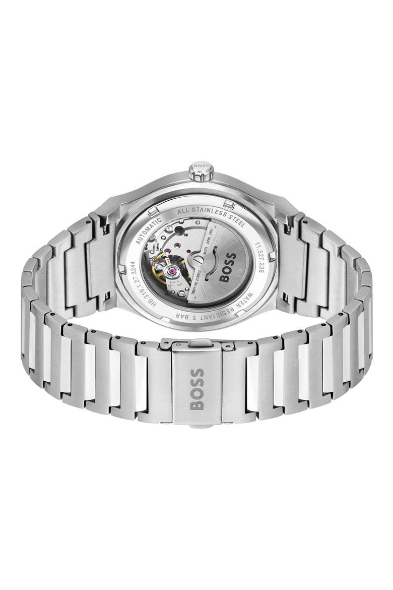 Candor Automatic Bracelet Watch, 41mm, Alternate, color, BLACK DIAL