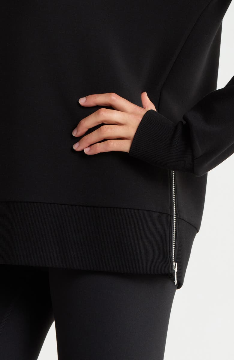 Varley Gabriella Oversize Sweatshirt, Alternate, color, Black