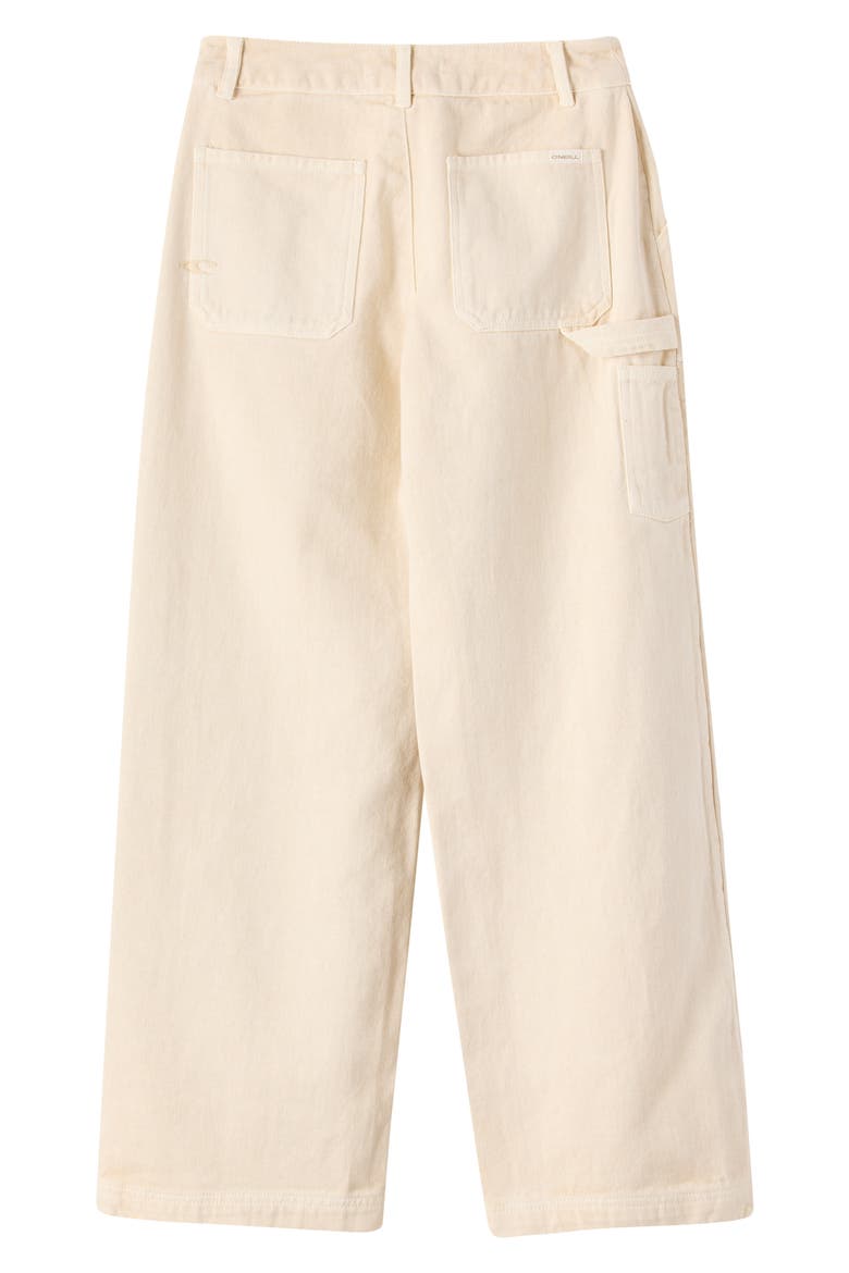 Kids' Chandler Wide Leg Carpenter Pants, Alternate, color, TAPIOCA