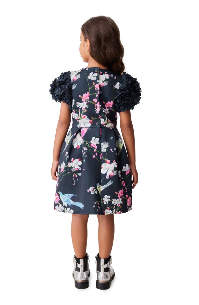 Baker by Ted Baker Kids' Printed Appliqué Scuba Party Dress, Alternate, color,
