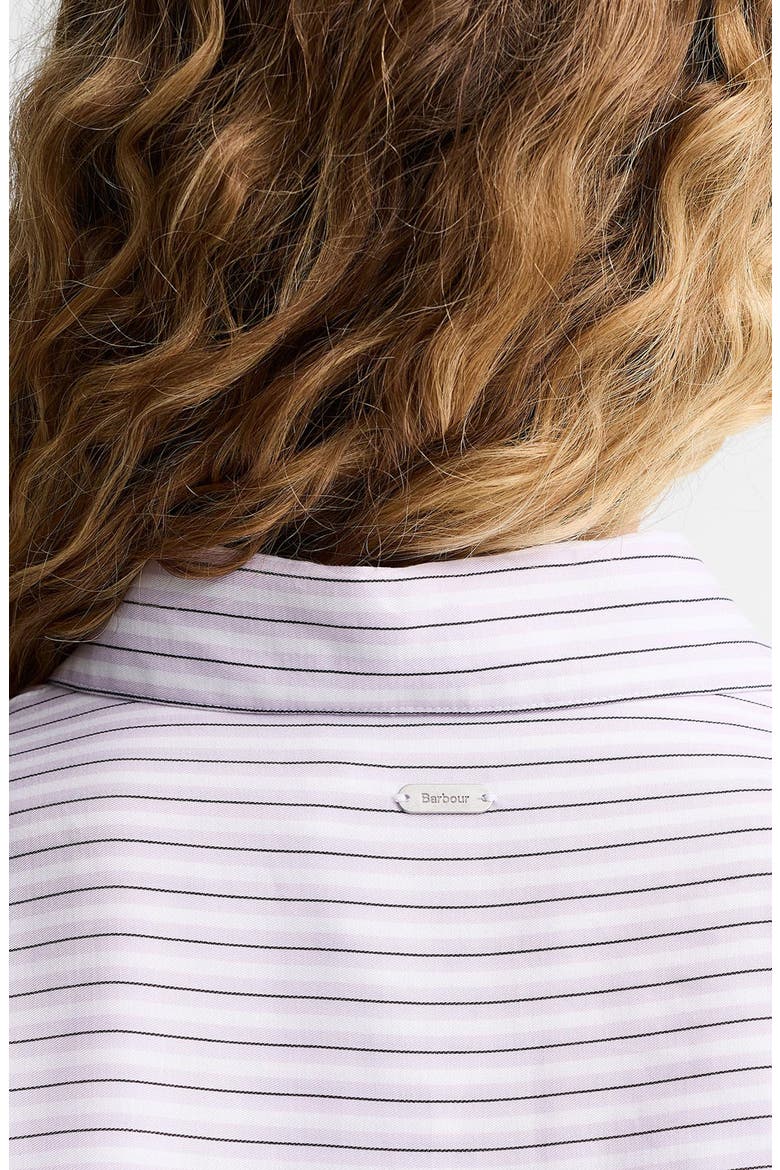 Evangeline Striped Lyocell Shirt, Alternate, color, FROSTED HEATHER STRIPE