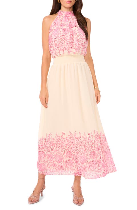 Floral Sleeveless Maxi Dress