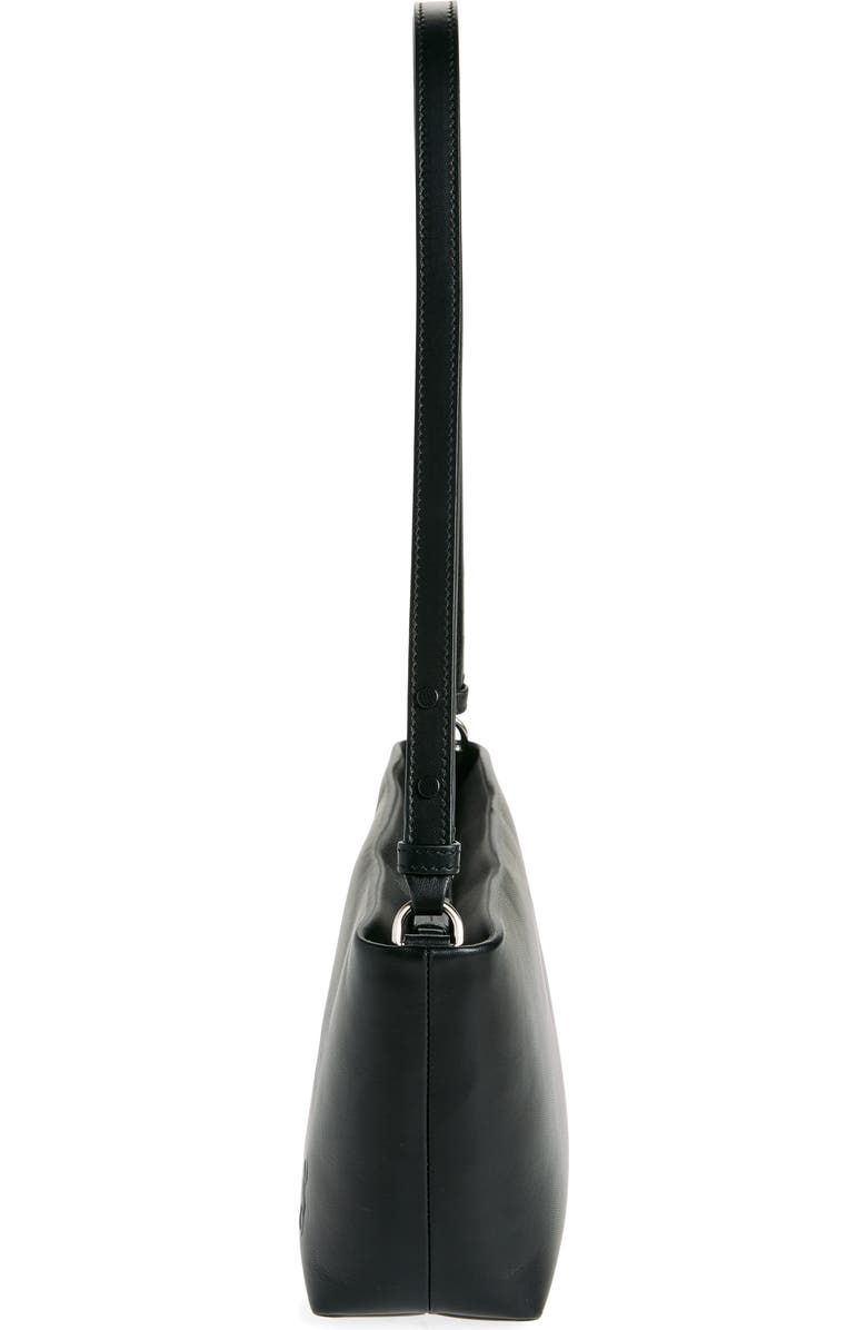 Proenza Schouler Bond Leather Shoulder Bag, Alternate, color, Black