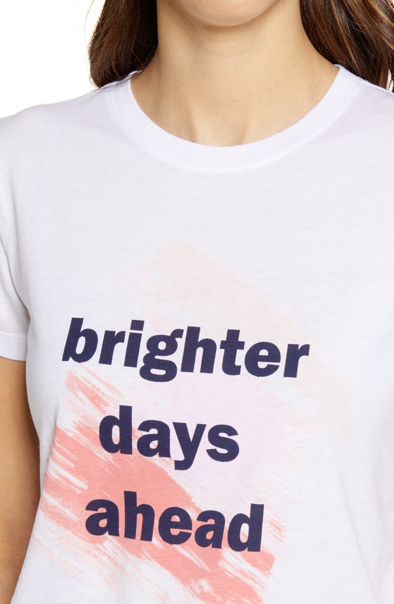 Halogen<sup>®</sup> Brighter Days Ahead Graphic Tee, Alternate, color, 