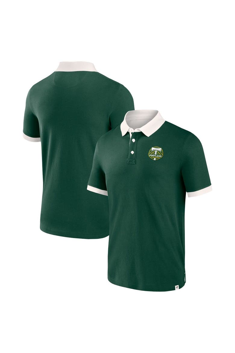 Men's Fanatics Branded Green Portland Timbers Second Period Polo Shirt, Main, color, Green
