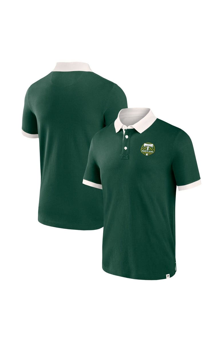 FANATICS Men's Fanatics Branded Green Portland Timbers Second Period Polo Shirt, Main, color, 