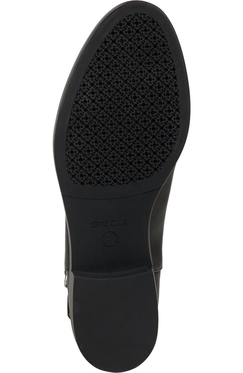 Geox Brogue Leather Buckle Boot, Alternate, color,