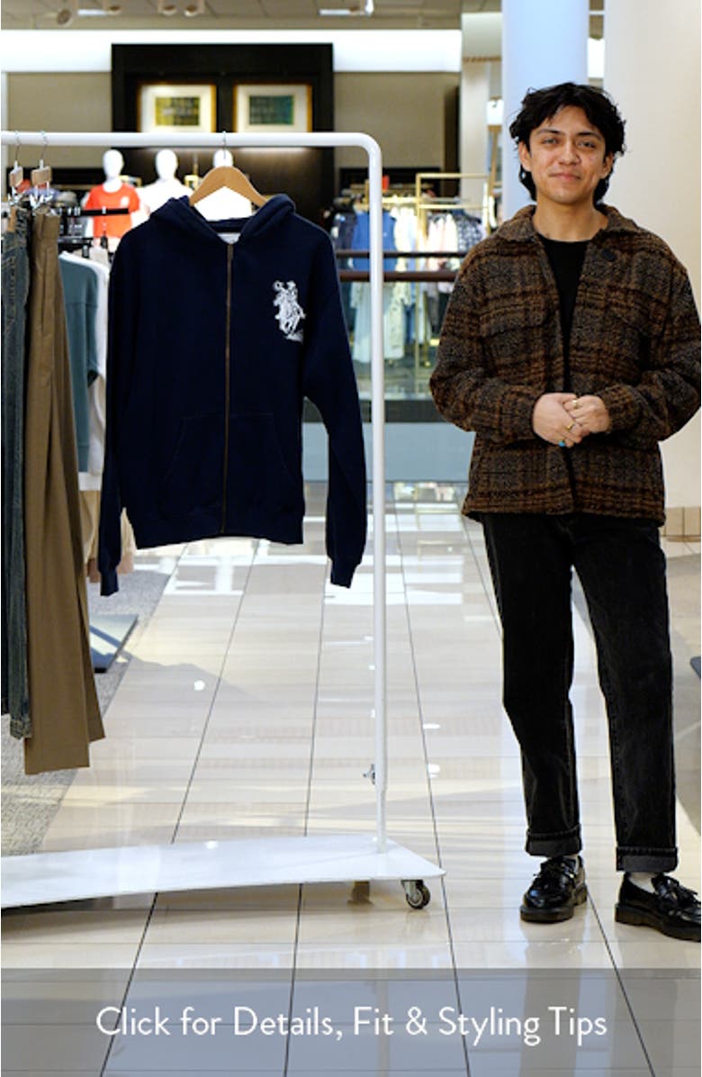 Barbed Graphic Zip Hoodie, sales video thumbnail