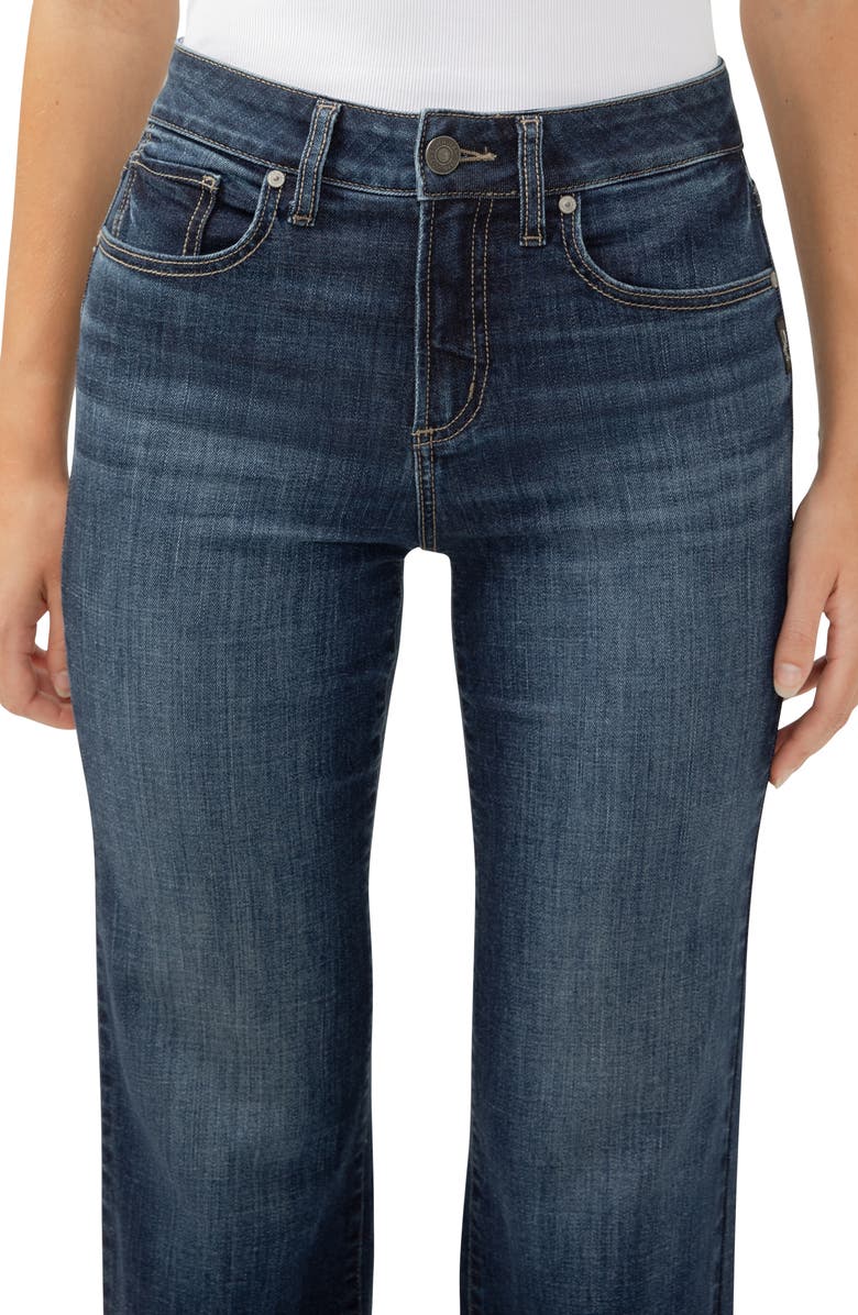 Silver Jeans Co. Avery Curvy High Waist Relaxed Straight Leg Trouser Jeans, Alternate, color, Indigo