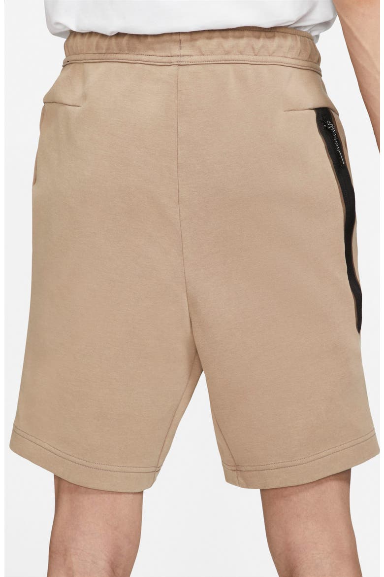 Sportswear Tech Fleece Shorts, Alternate, color, TAUPE HAZE/ BLACK