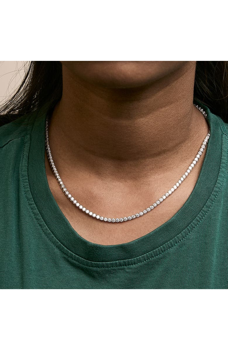 Haus of Brilliance 14K Yellow Gold 12.0 Cttw Lab Grown Diamond Tennis Necklace, Alternate, color, Yellow Gold