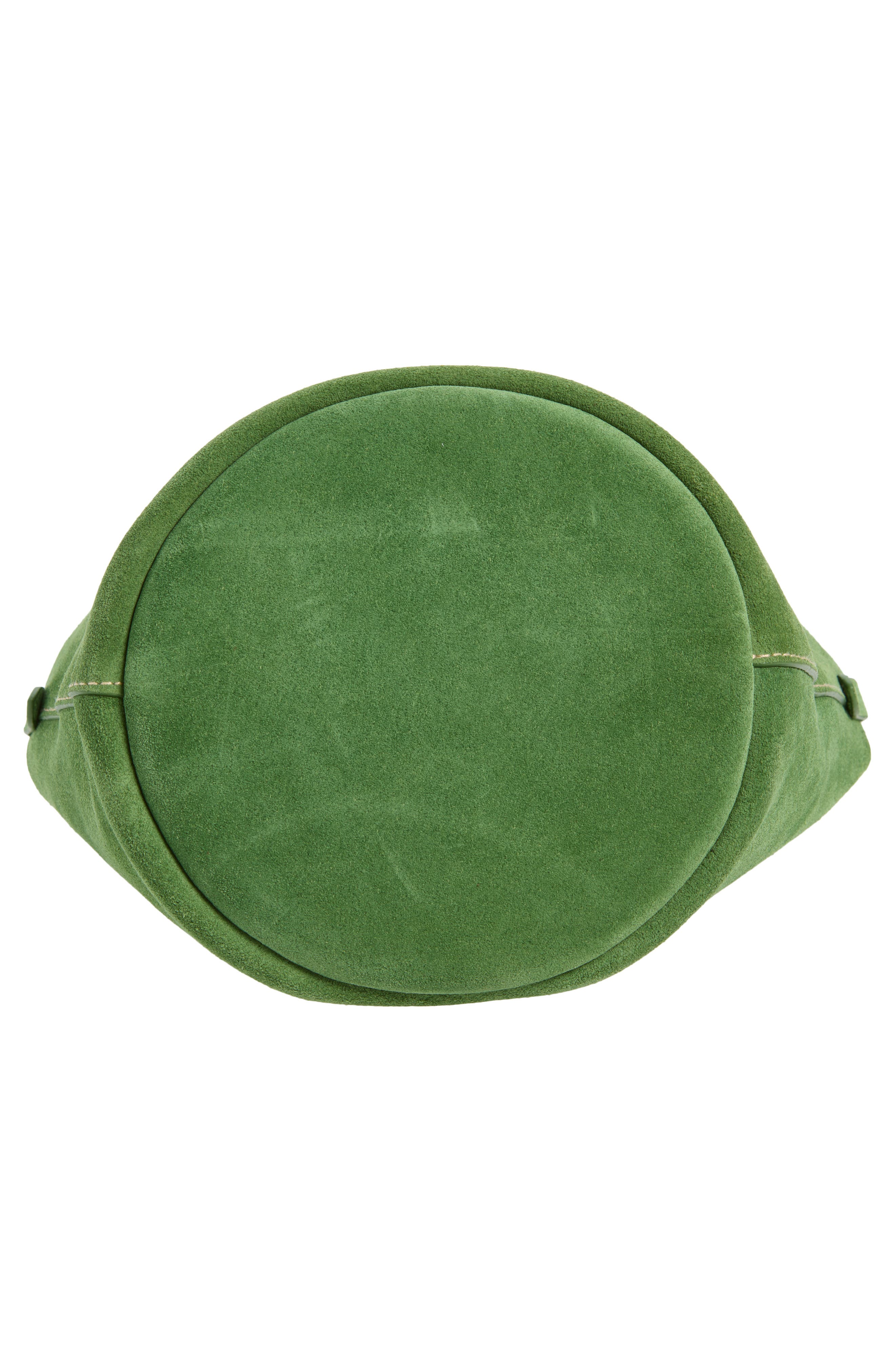 Mini Suede Leather Crossbody Bag, Alternate, color, DARK GREEN