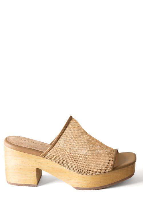 Huma Blanco Sierra Clog In Latte Jute