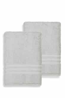 Linum Home Textiles Denzi Bath Sheet - Set of 2 - Grey