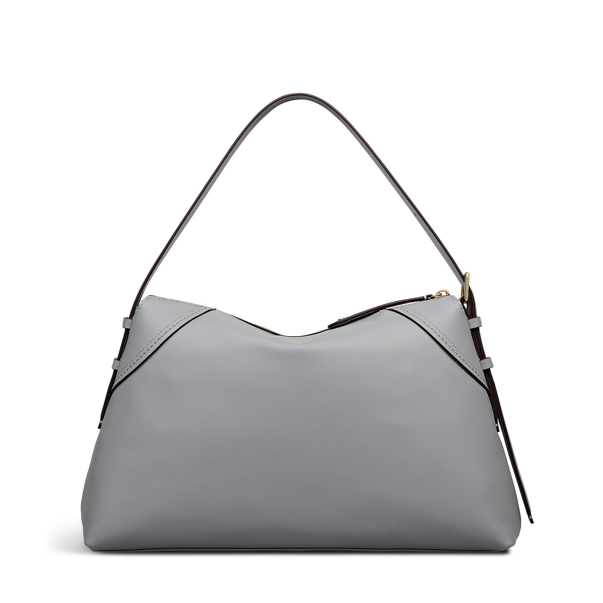 Radley Crawford Mews Large Ziptop Shoulder Bag, Alternate, color, Steel